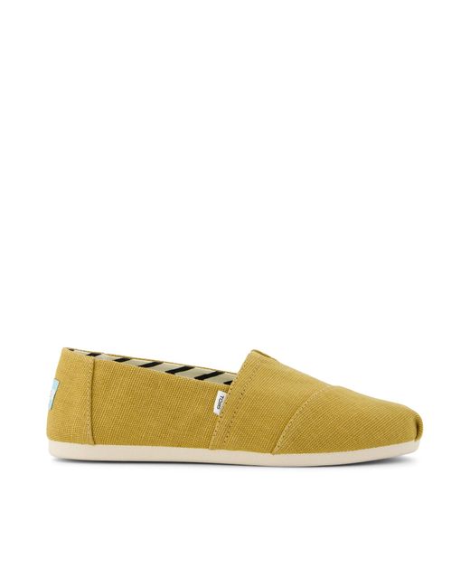 TOMS Yellow Alpargata Heritage Canvas