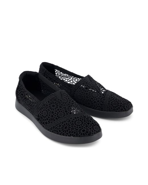TOMS Black Alpargata Plus