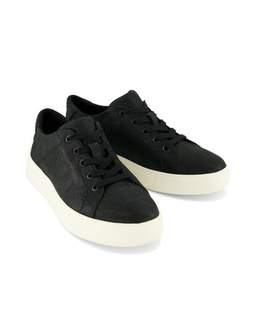 TOMS Black Kameron Lace Up Trainer