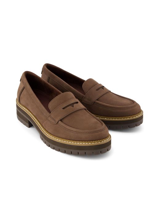 TOMS Brown Cara Loafer Shoes