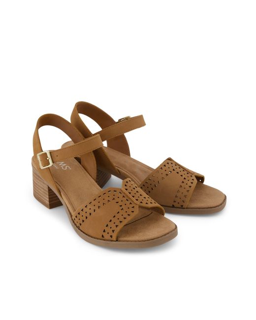 TOMS Brown Eloise Heel Sandal