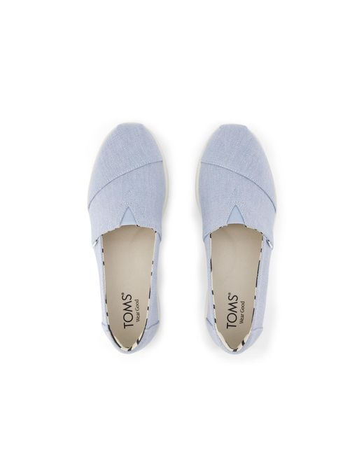 TOMS Blue Alpargata Plus