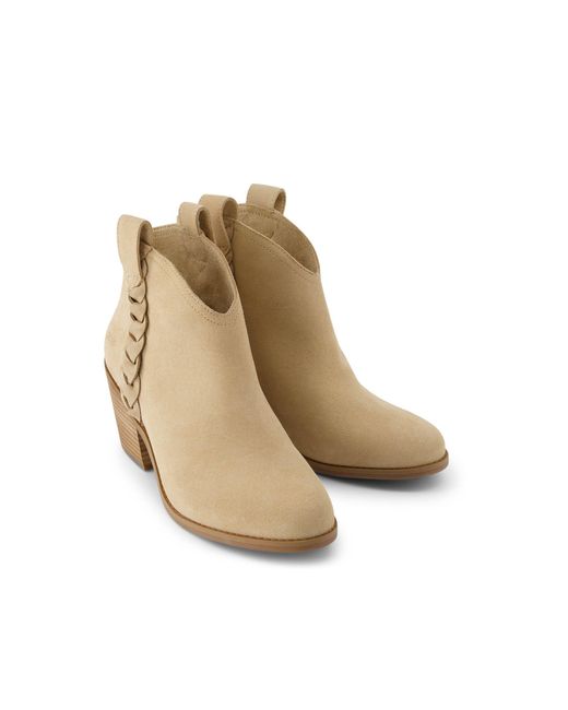 TOMS Natural Constance Heeled Boots