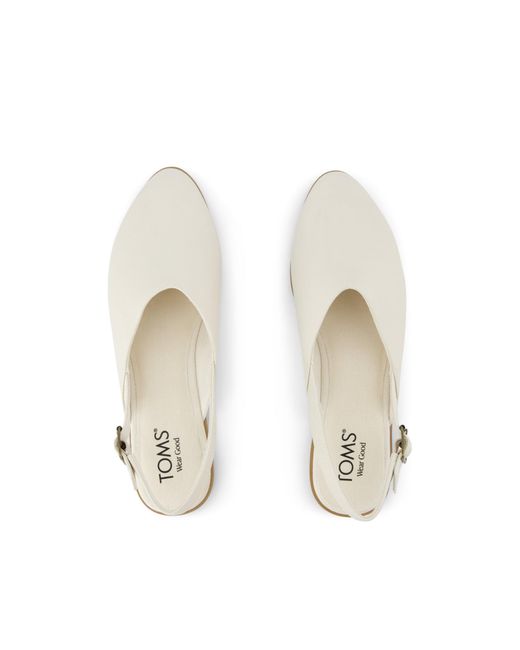 TOMS White Jade Slingback Mule
