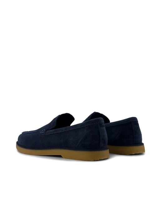 TOMS Blue Marcos Loafer Shoes for men