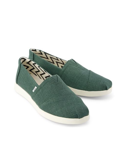 TOMS Green Alpargata Plus