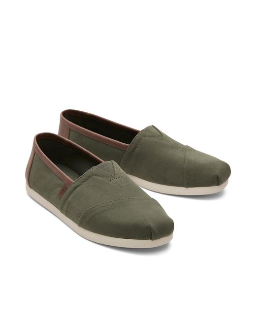 TOMS Green Alpargata for men