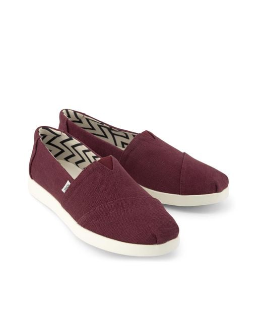 TOMS Red Alpargata Plus