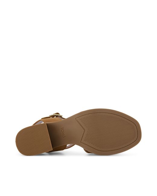 TOMS Brown Eloise Heel Sandal