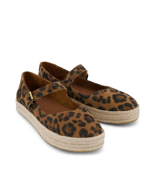 TOMS Brown Carolina Mary Jane Espadrille