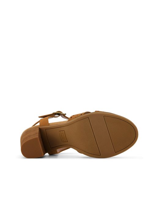 TOMS Brown Majorca Ankle Strap Heel Sandal