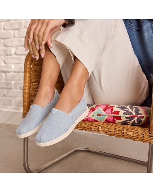 TOMS Blue Alpargata Plus
