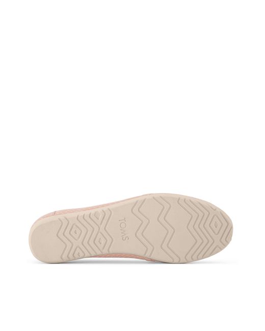 TOMS Pink Alpargata Ballet Flat