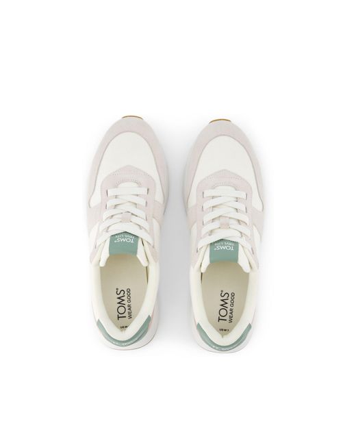 TOMS White Trvl Lite Retro Trainer