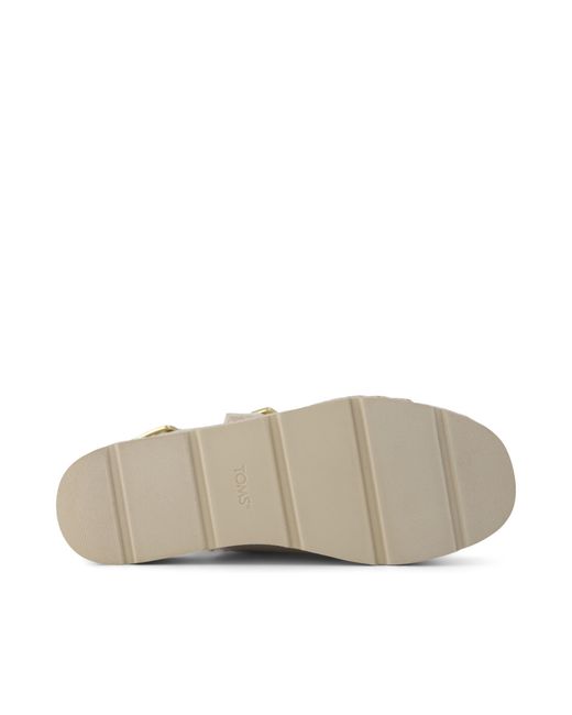TOMS White Giana Platform Sandal