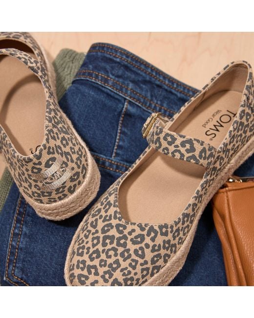 TOMS Natural Carolina Mary Jane Espadrille