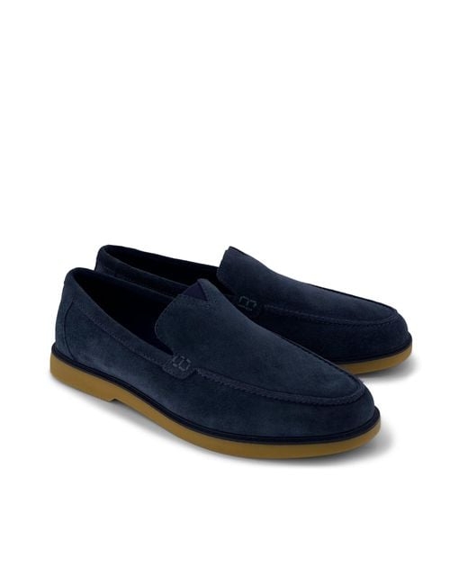 TOMS Blue Marcos Loafer Shoes for men