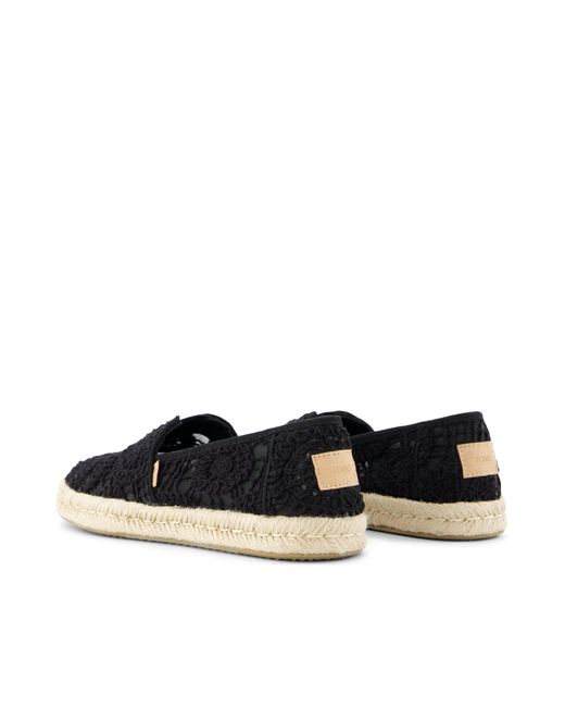 TOMS Black Alpargata Rope 2.0 Espadrille