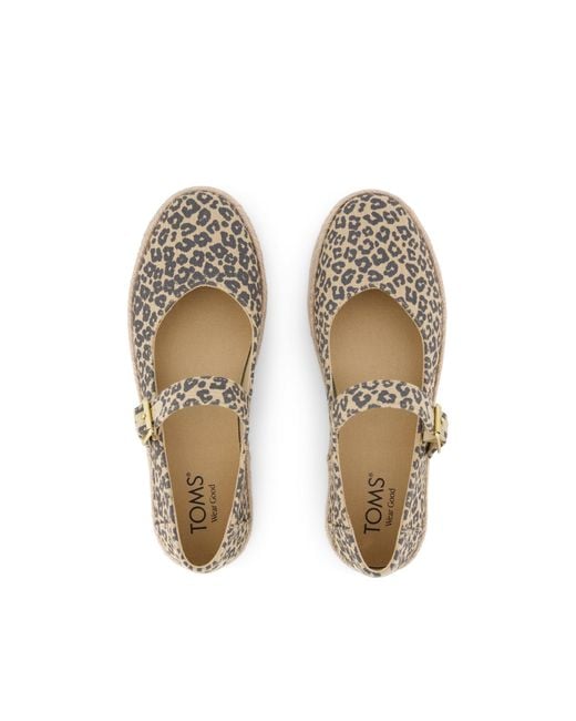 TOMS Natural Carolina Mary Jane Espadrille