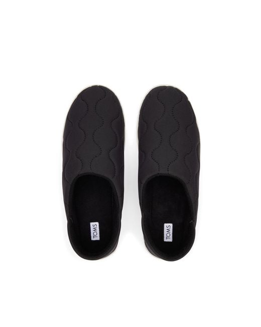 TOMS Black Ezra Convertible Slipper for men