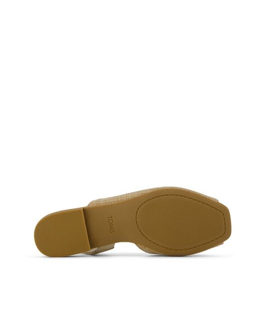 TOMS Natural Briella Slingback Ballet Flat
