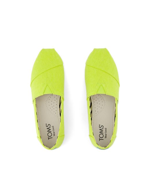 TOMS Yellow Alpargata
