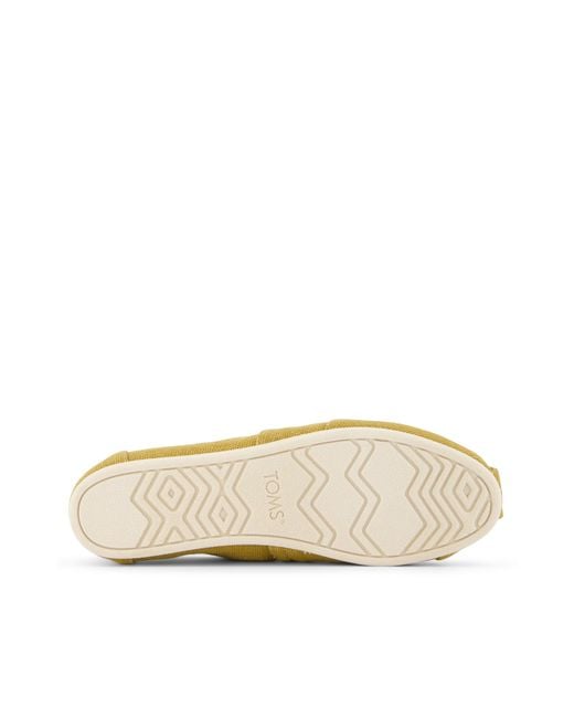 TOMS Yellow Alpargata Heritage Canvas