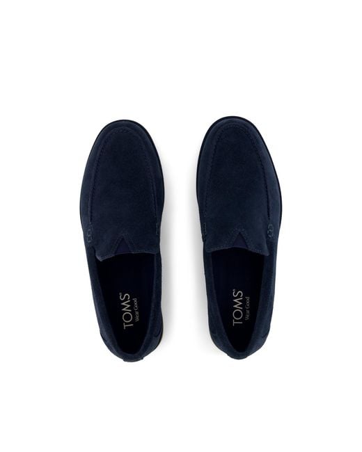 TOMS Blue Marcos Loafer Shoes for men