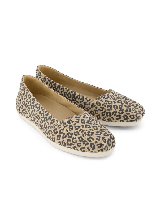 TOMS Metallic Alpargata Ballet Flat