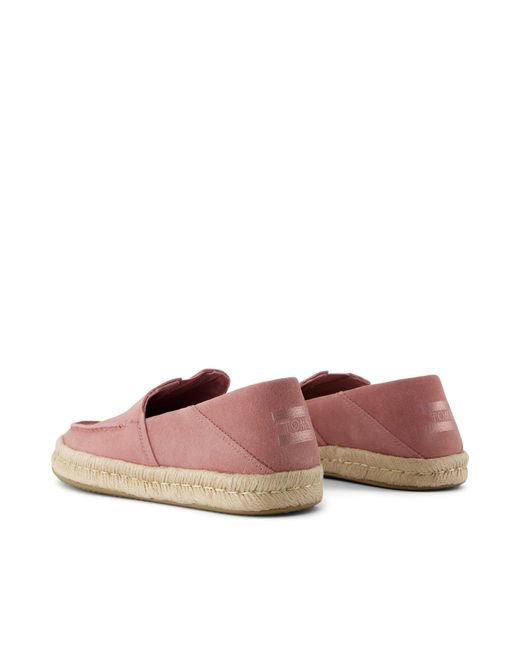 TOMS Pink Alonso Loafer Espadrille for men