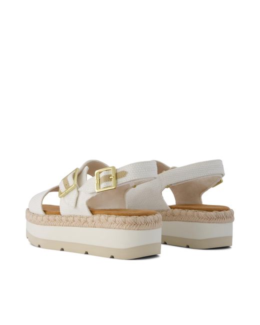 TOMS White Giana Platform Sandal