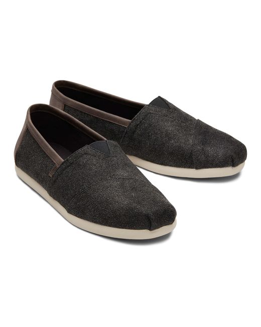 TOMS Alpargata Synthetic Trim in Charcoal (Grey) for Men - Lyst