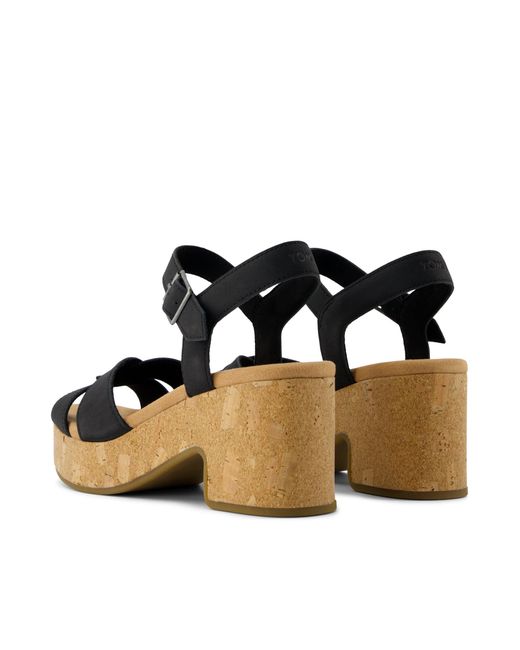 TOMS Blue Isla Heeled Sandal