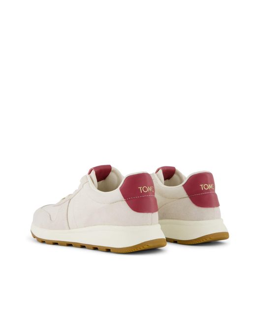 TOMS White Trvl Lite Retro Trainer