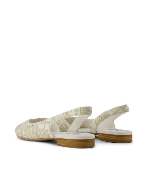 TOMS Metallic Briella Slingback Ballet Flat