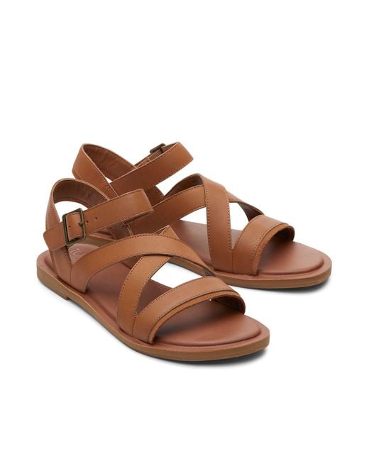 TOMS Brown Sloane Strappy Sandal