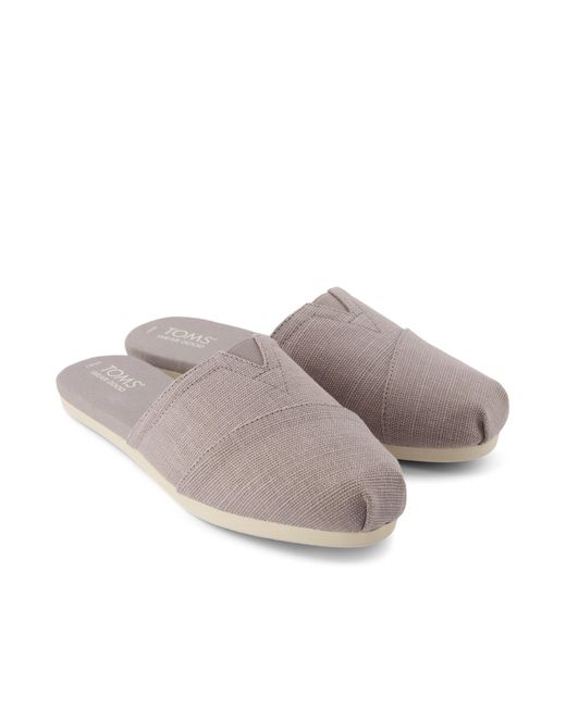 TOMS Gray Alpargata Mule