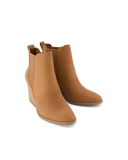 TOMS Brown Noa Ankle Boots