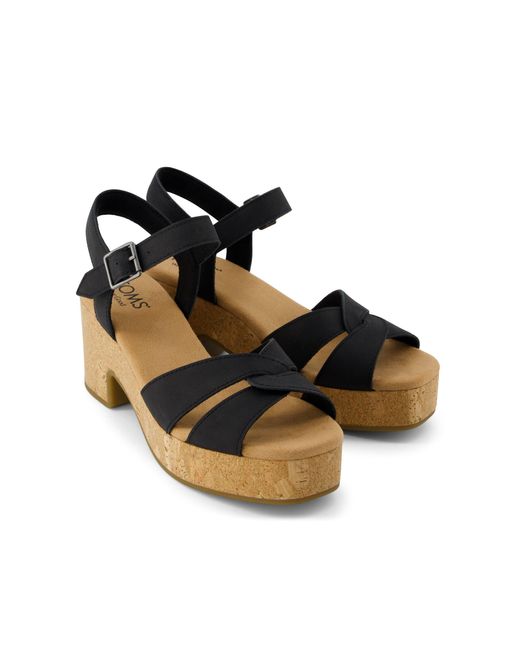 TOMS Blue Isla Heeled Sandal