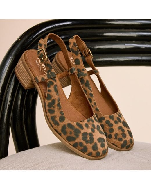 TOMS Brown Jaclyn Slingback