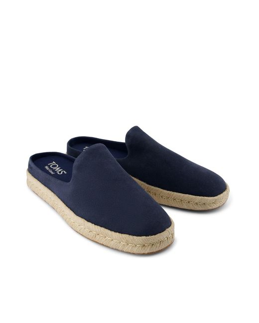 TOMS Blue Santiago Mule Espadrille for men