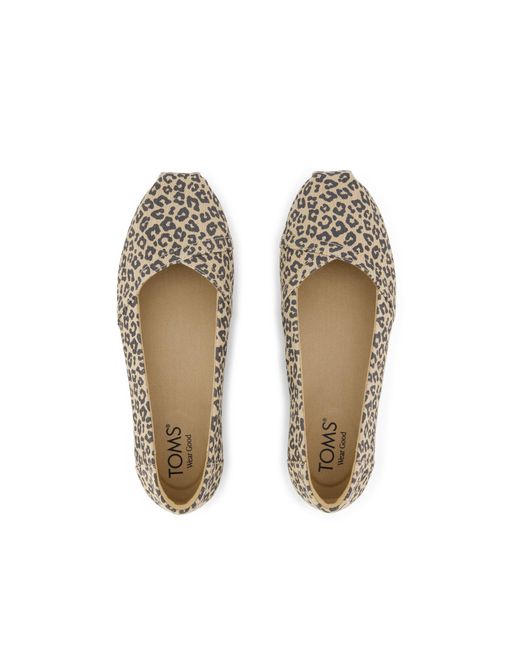 TOMS Metallic Alpargata Ballet Flat