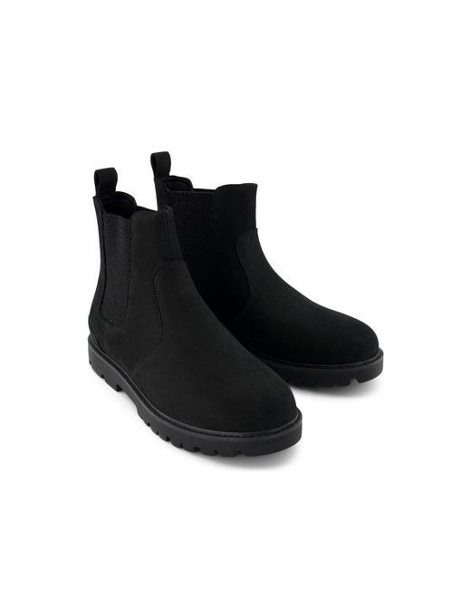 TOMS Black Griffin Boots for men