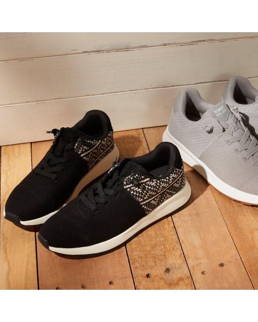 TOMS Black Trvl Lite Cabrillo Trainer