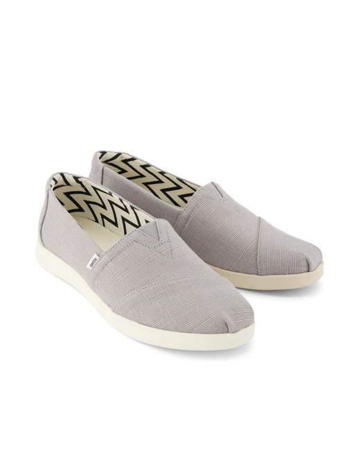 TOMS Gray Alpargata Plus for men