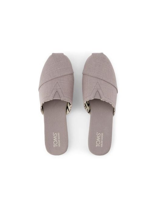 TOMS Gray Alpargata Mule