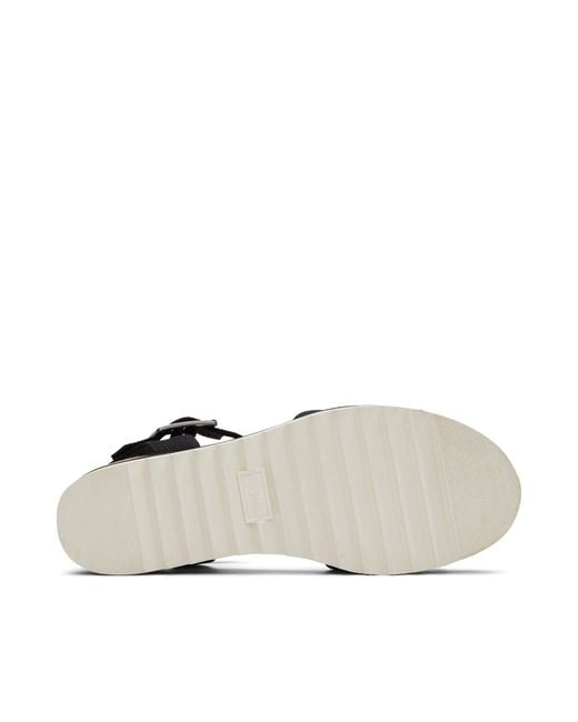 TOMS Black Diana Wedge Sandal