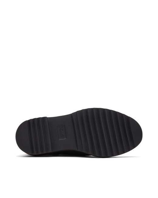 TOMS Black Maude Wedge Boots