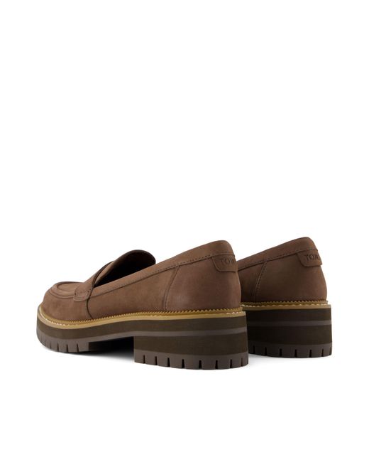 TOMS Brown Cara Loafer Shoes