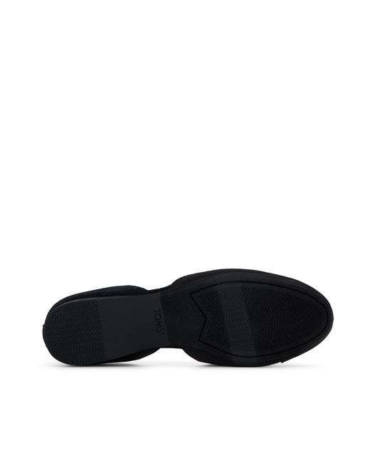 TOMS Black Gemma D'Orsay Flat
